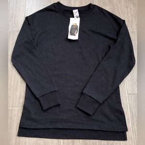 HEAD Black Crewneck Sweatshirt NWT Athletic Pullover Lounge Basic Size Small